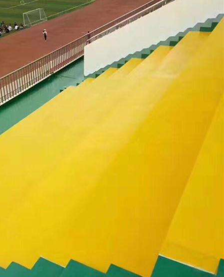 东城球场台阶翻新修补改造